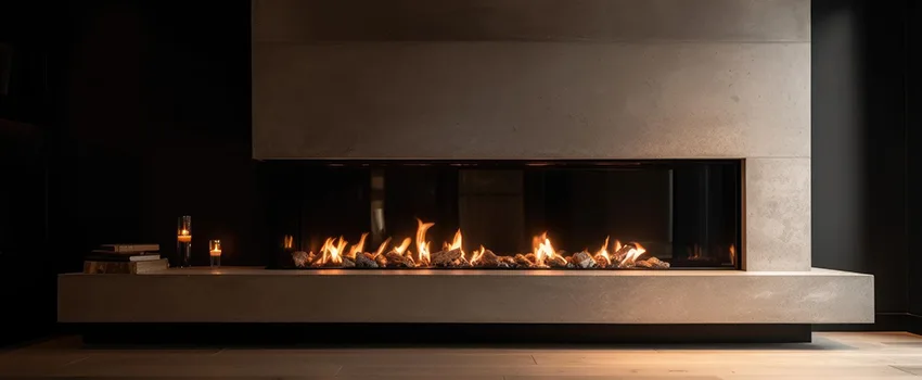 Gas Fireplace Ember Bed Design Services in Summit, New Jersey