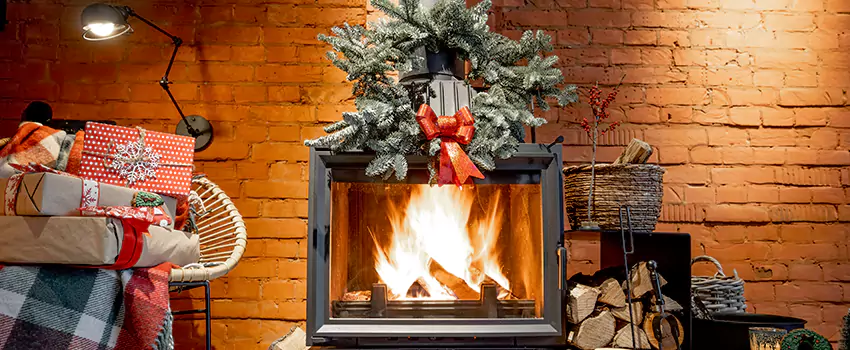 Travis Industries Linear Gas Fireplace Installation in Summit, New Jersey