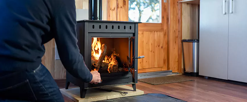 Open Hearth Wood Fireplace Installation in Summit, NJ