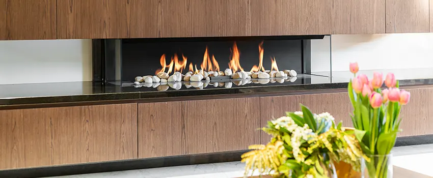 Double-height Fireplace Design Refurbishment in Summit, New Jersey