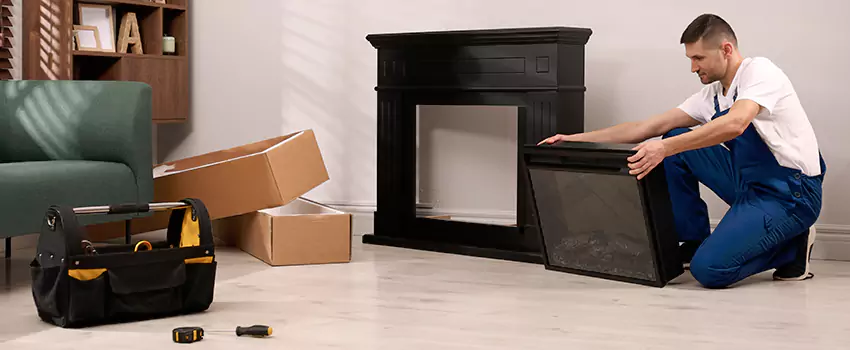 Old Rusted Metal Fireplace Repair And Replacement in Summit, NJ