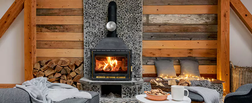 Thelin Hearth Products Direct Vent Gas Stove Fireplace Inspection in Summit, New Jersey